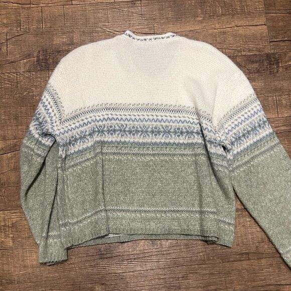 Vintage Sweater Project winter stripes sweater - Picture 5 of 5